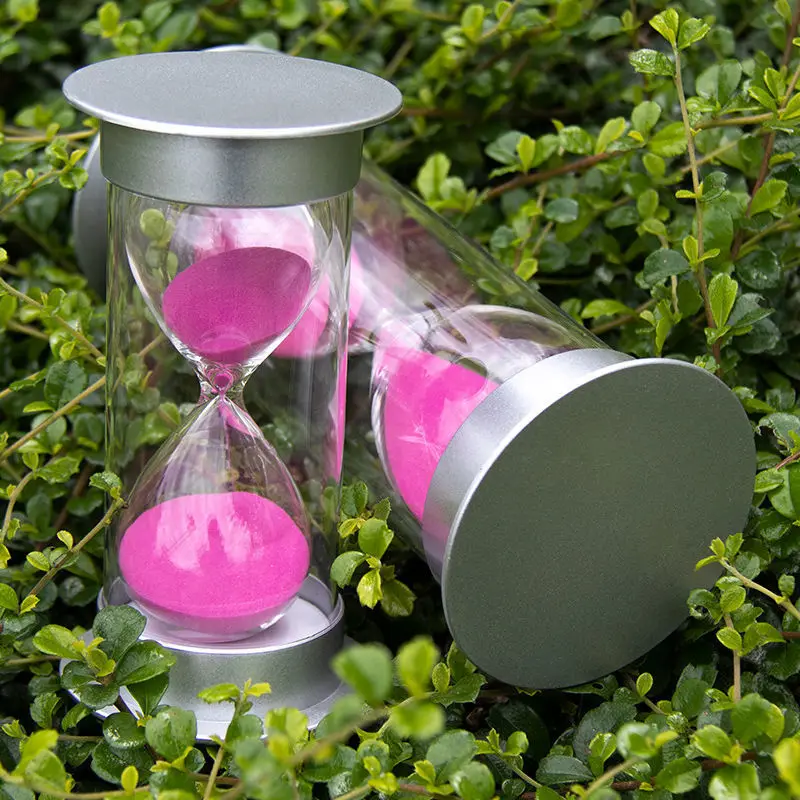 Sand Timer Hourglass Set 5/10/15/20/30/45/60 Minutes Nordic Creative Home Chronograph Ornaments Plastic Safety Drop-Proof Hourglass Gifts