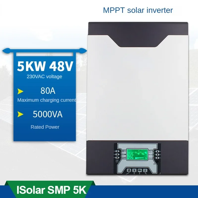 5KW/48v/220VAC solar inverter 80A/MPPT reverse control integrated machine with built-in charging controller