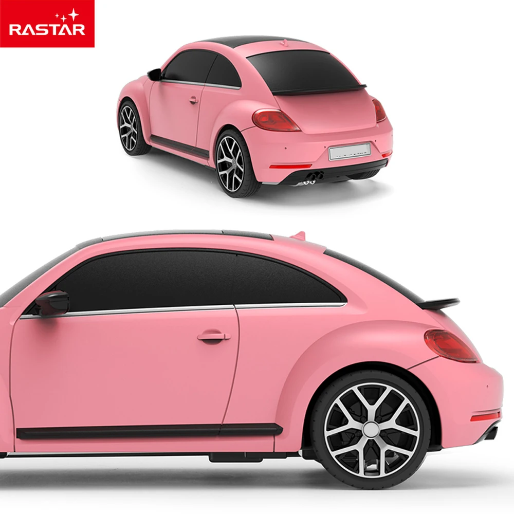 RASTAR Beetle - Coche de control remoto, escala 1:24 Beetle RC coche de  juguete para niños, escarabajo rosa