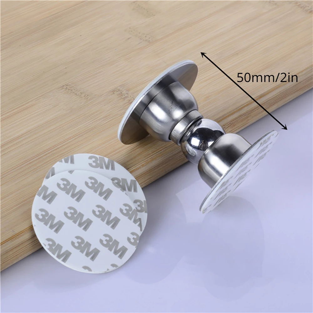 Stainless Steel Retaining Frame Noise-free Perforation-free Strong Magnetic Frame Household Door Suction Wall Suction Door Stop