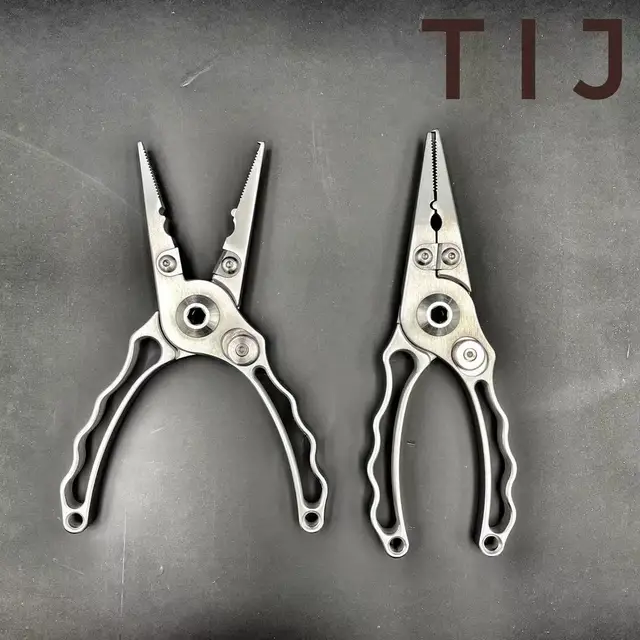 1 Piece TIJ Mini Titanium Alloy Lure Pliers Fish Mouth Pliers Fish Control  Device Sea Fishing Multifunctional Tool - AliExpress