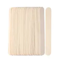 50pcs Waxing Hair Removal Wooden Sticks Wax Hair Removal Applicator Sticks Wax Spatula Tongue Depressor Spatula Sticks 15x1.8cm 1