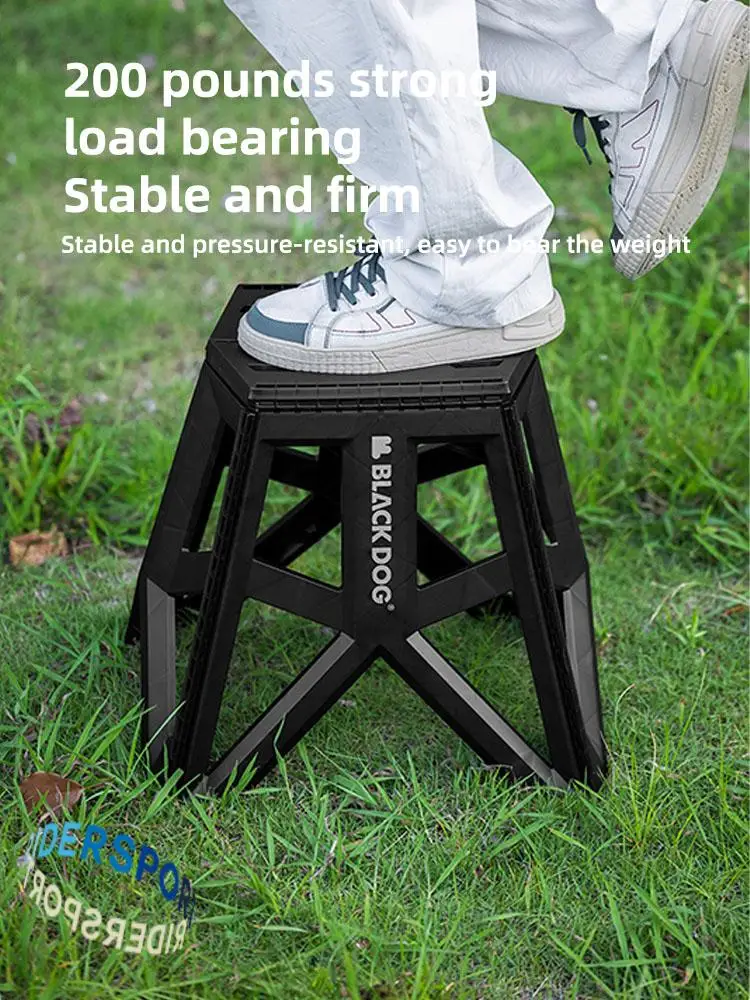 Blackdog Outdoor Folding Chair Stable and Solid Fishing Chair Line up Portable Beach Chair Camping Small Mat Stools
