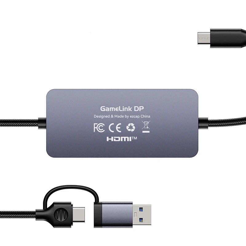 Ezcap377 Displayport DP Type C USB 3.0 HDMI 4K Video Capture Card