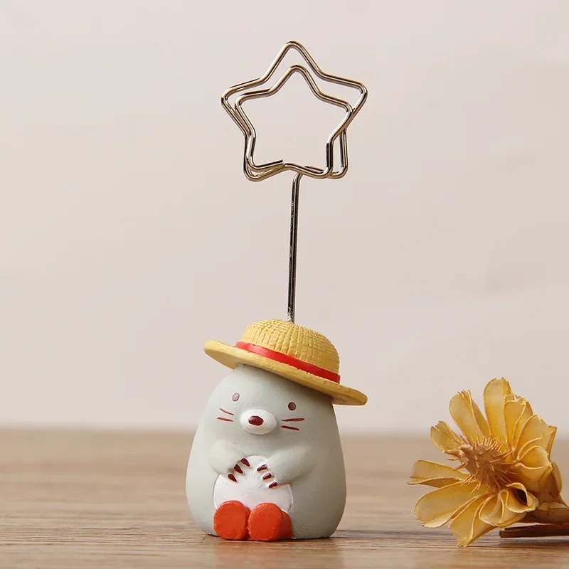 Desk Memo Holder Creative Desktop Crafts Desk Ornaments Envelop Holder Animal Desk Memo Holder Photo Card Message stand Photo Stander