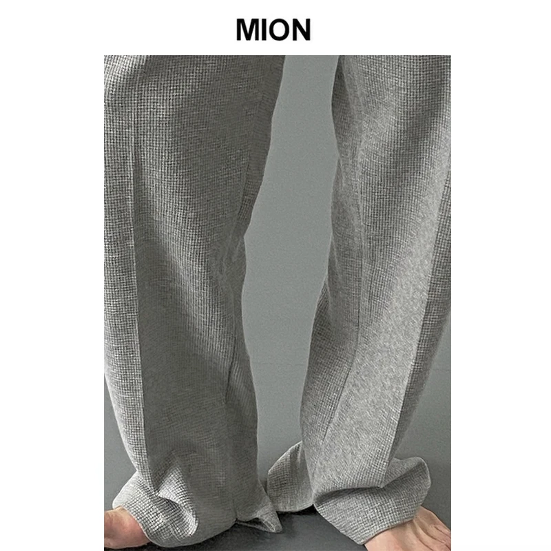 

Casual Gray Sports Pants Men's Loose Tube Mop Trousers