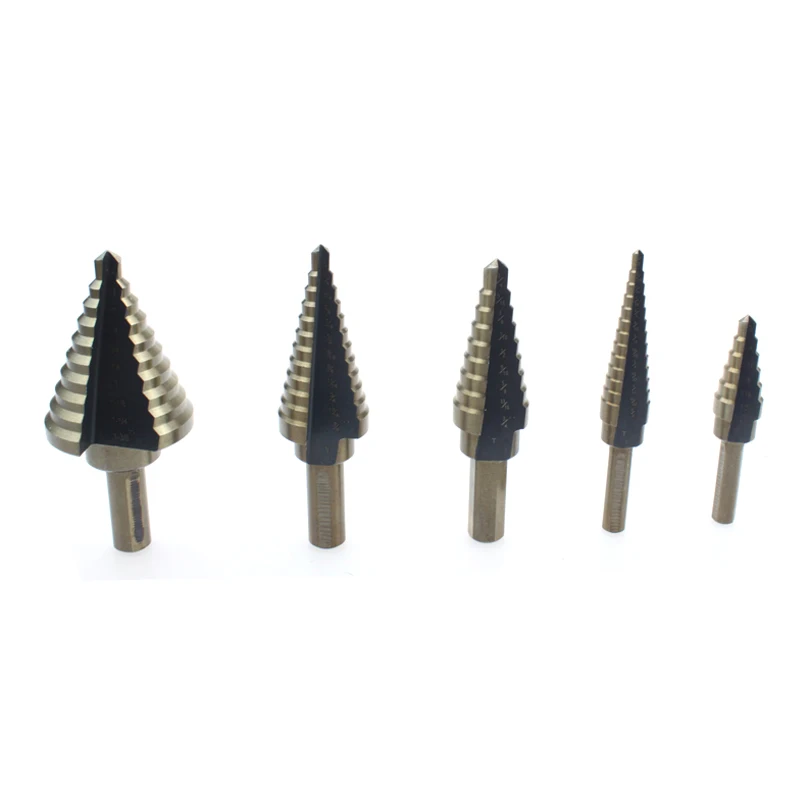 Step-Cone-Drill-Bit-Set-For-Metal-Wood-5-PCS-1-4-Hss-Cobalt-Titanium-Conical (1)
