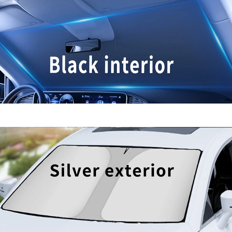 Car Sun Visor car sunshade windshield sunshade windshield sun shade For BMW X1 X2 X3 X4 X5 X6 X7 i4 2010~ Auto Front Windshield Sunshade Heat Insulation Summer Accessories