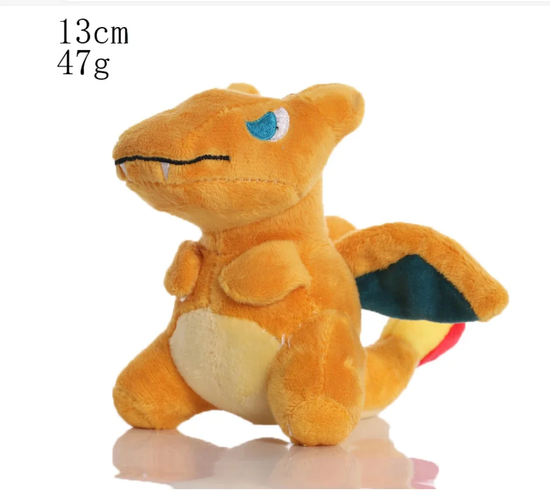 10 Pz/Lotto Pokemon Pokemon Mega Charizard Peluche 13Cm Peluche Peluche Bambola Giocattolo Portachiavi Ciondolo Per I Regali