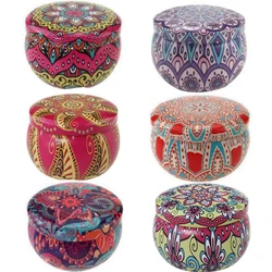 Versatile Candle Tin Jars Set for DIY Creations and Storage Solutions (6 Pieces) (6)
