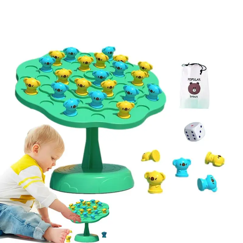 

Настольная игра Koala Balance Tree, Интерактивная настольная игра Koala Balance для укладки, многофункциональная настольная игра, простая установка
