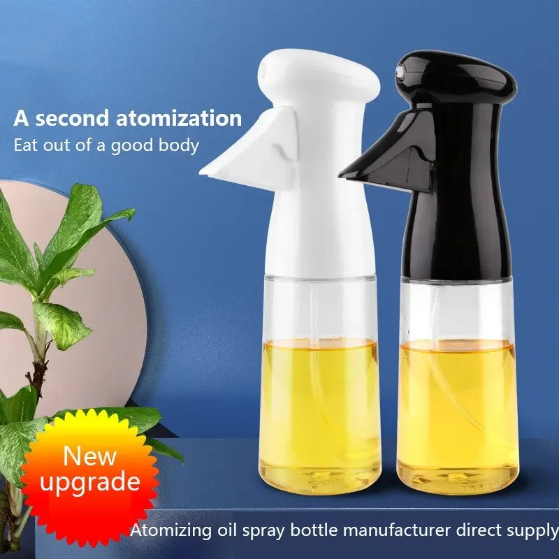 Description Picture 2 of itemTransparent Cooking Oil Bottle Cookware Bbq Olive Oil Spray for Fitness Sauce Sprayer Set Tableware Kitchen Dining Bar Home