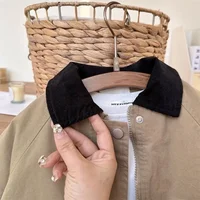 Coupe-vent pour enfants, nouveau Style coréen décontracté Baggy Simple, mode printemps-automne 2025 6