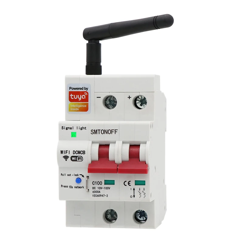 SMTONOFF Tuya Smart WiFi DC afbryder 12V 24V 48V Overbelastningsbeskyttelse - Image 2