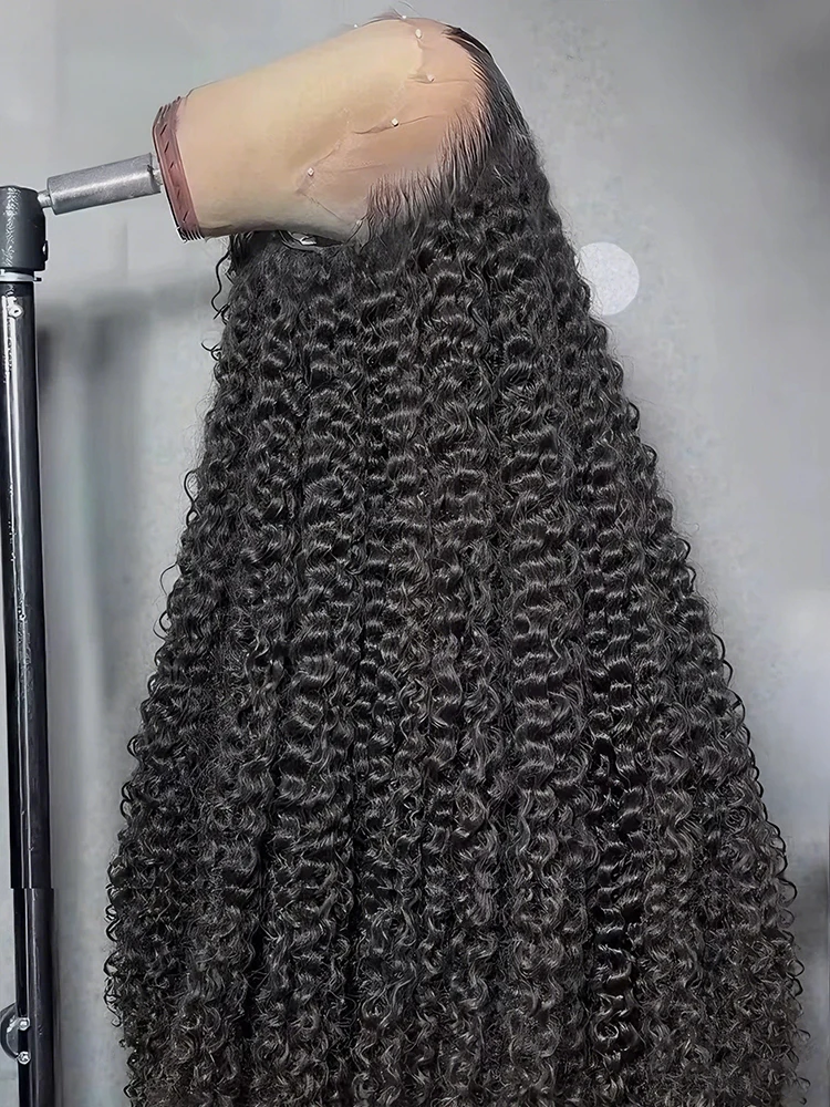 Perruque en cheveux humains naturels vietnamiens, ondulations profondes, 30-36 pouces, perruques bouclées invisibles, perruque en cheveux humains avec dentelle frontale HD 13×6, dentelle frontale HD transparente 13×4, pré-épilée, ligne de cheveux naturelle, douce et respirante, avec baby hair, pour femmes