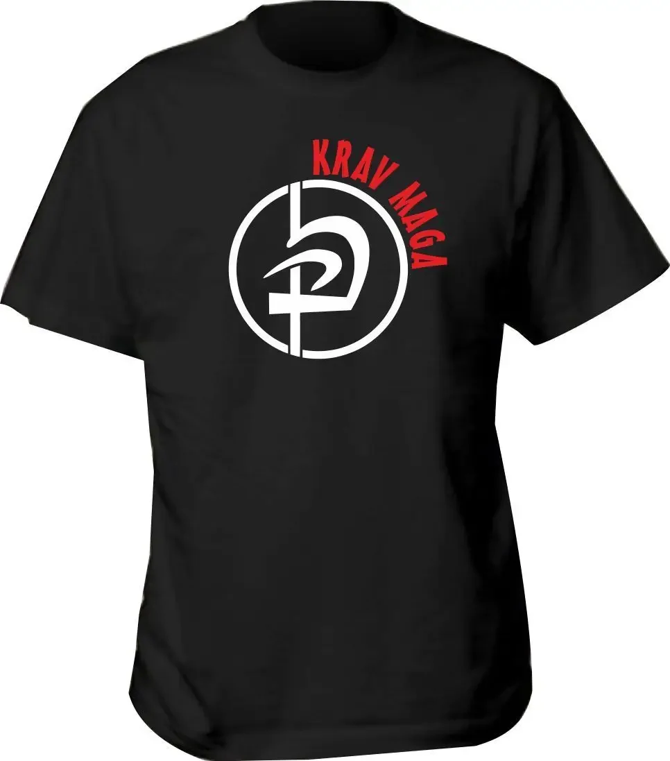 

Футболка мужская с логотипом системы самообороны, 100% хлопок, круглым вырезом и коротким рукавом