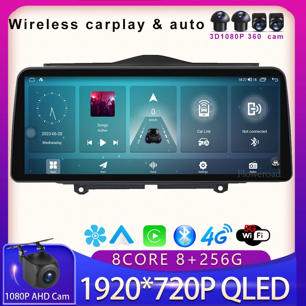 

12.3‘’Android13 Car Radio Video Wireless Carplay For LADA Granta Cross 2018-2019 Auto Multimedia Player GPS 5GWiFi BT5.0