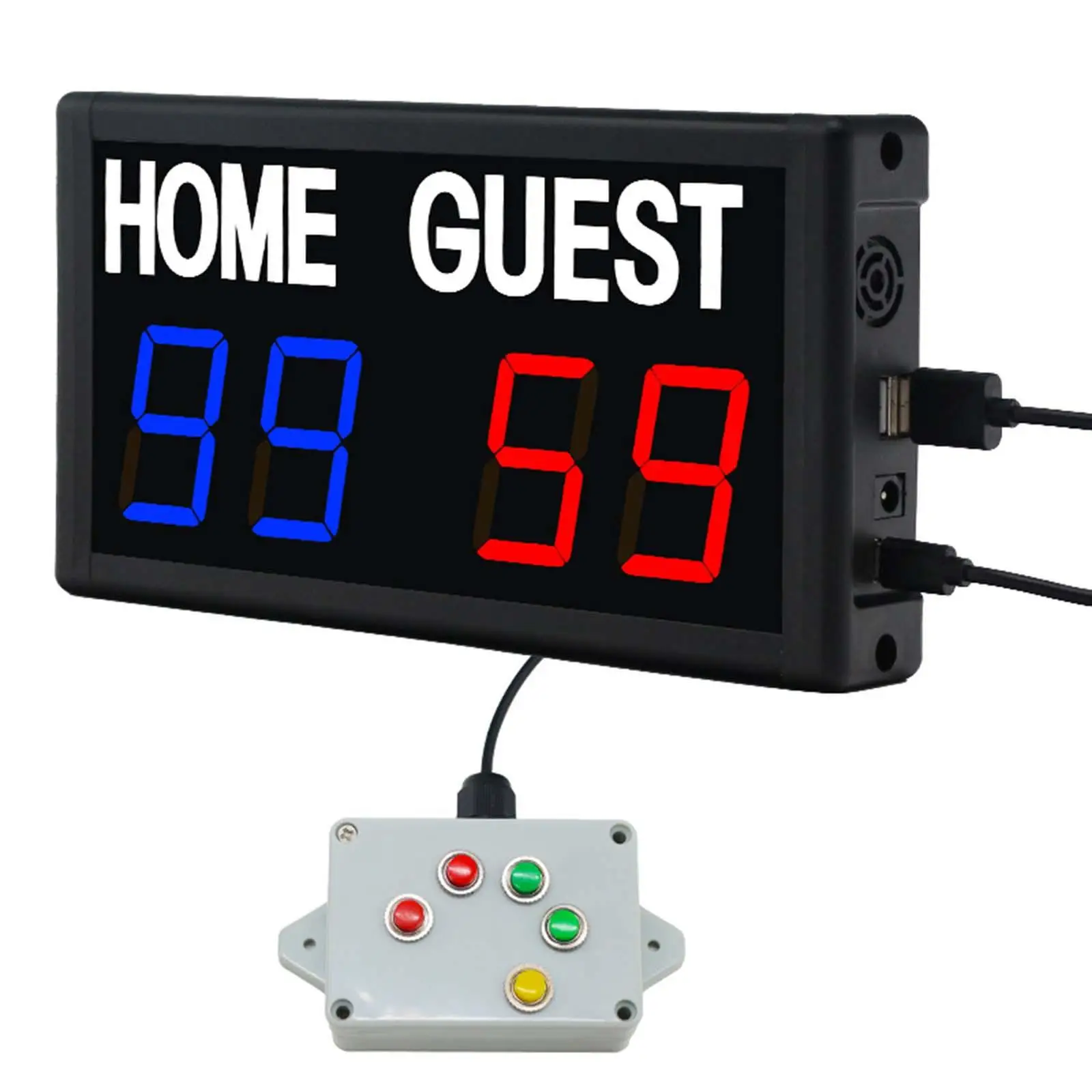 

Digital Scoreboard Portable Scoring Mini Electronic Scoreboard Score Keeper for Competition Basketball Football Soccer Badminton