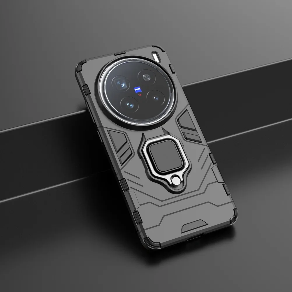 Hybrid Armor Holder Case with Kickstand and Protective Cover