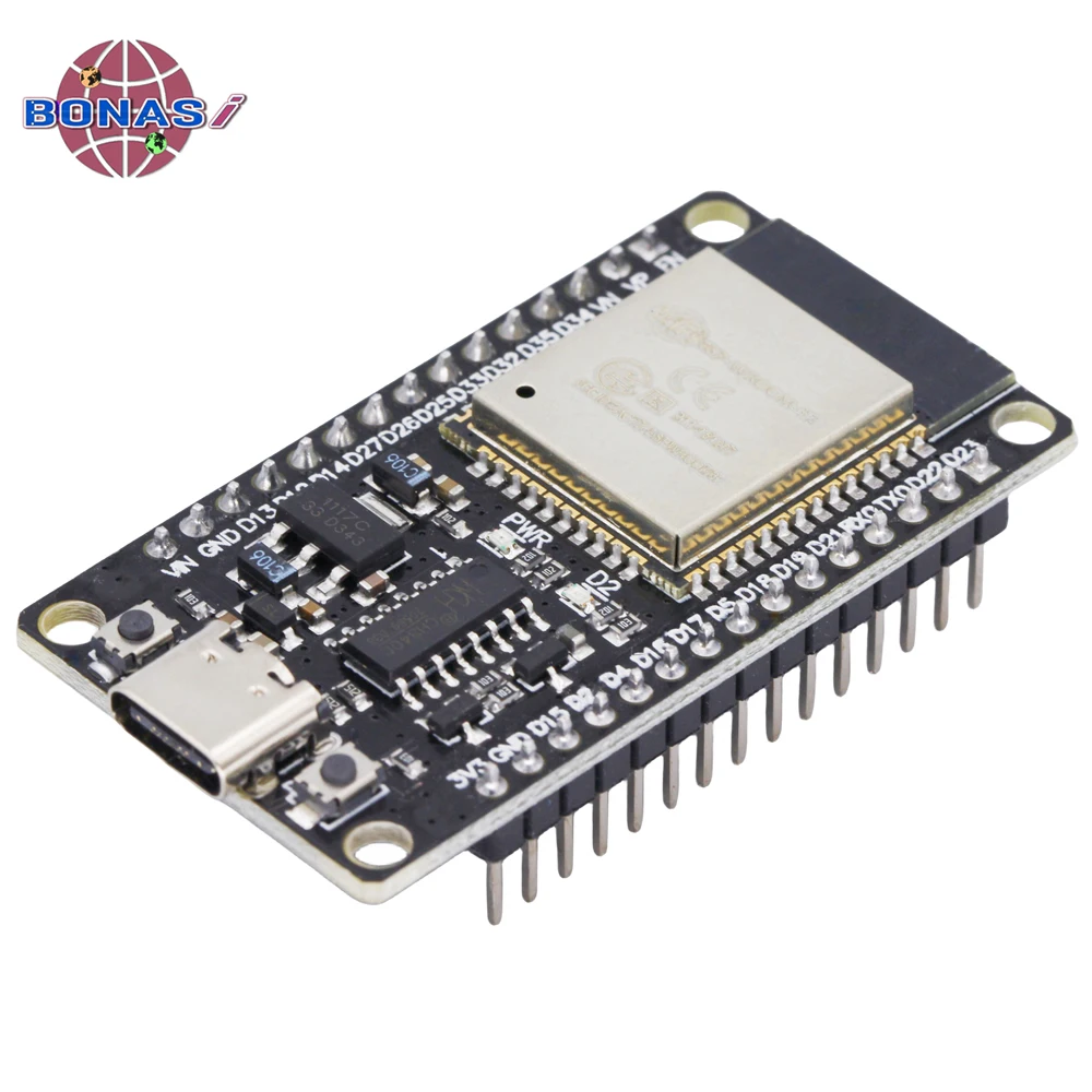 Scheda Di Sviluppo Esp32 Type-C Usb Ch340C Wifi + Bluetooth Scheda Di Espansione Dual Core Esp32-Devkitc-32 Esp-Wroom-32 A Bassissima Potenza