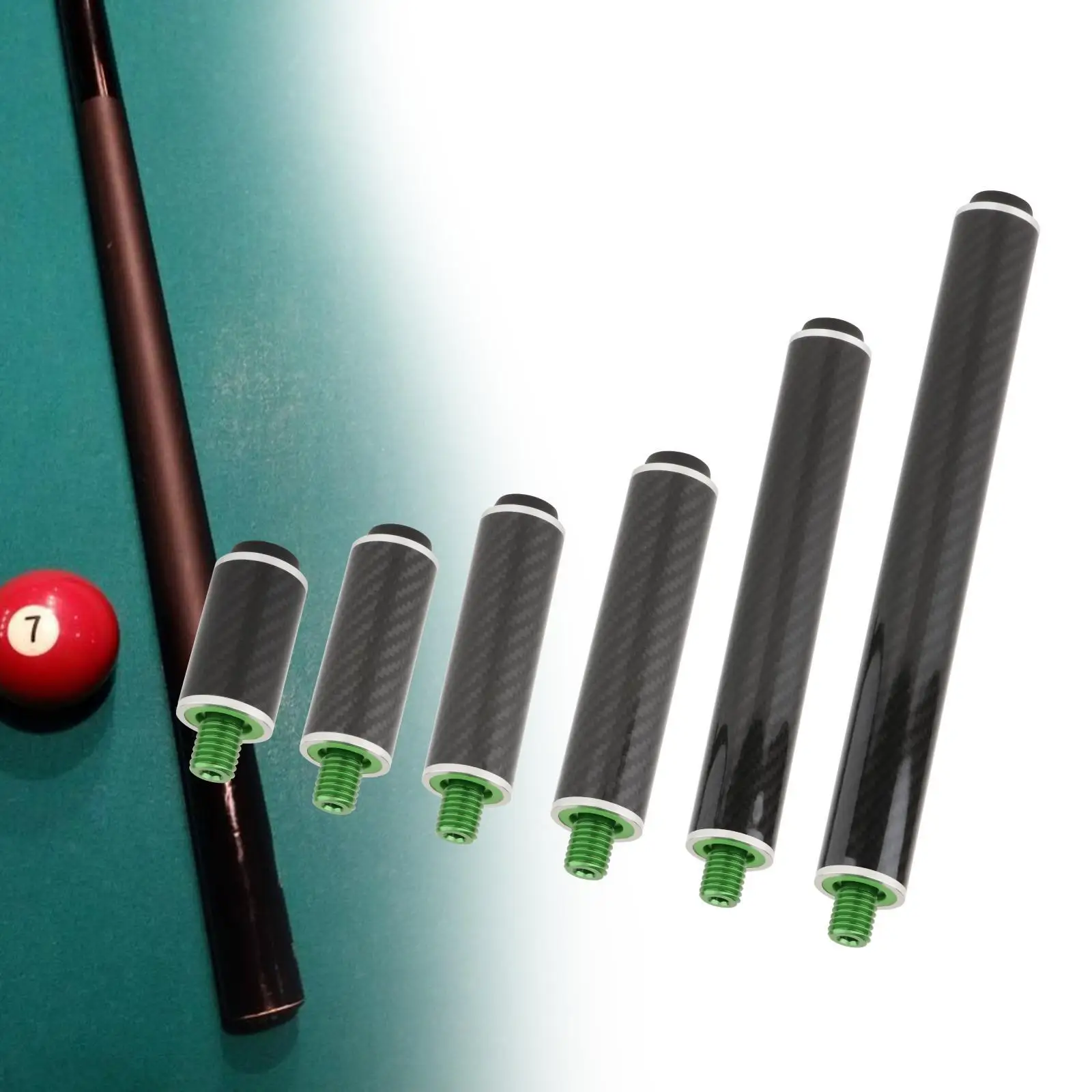 Billiards Pool Cue Extension, Dia 1.3in Pool Cue Weight Screw Snooker Cue Stick