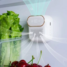  Mini Refrigerator Air Freshener Portable Fridge Deodorizer Lightweight Refrigerator Odor Eliminator Fan Cycle for Household Tool 