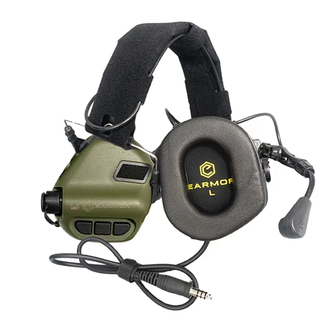 EARMOR Tactical Headset M32 MOD4 Hunting & Shooting Earmuffs with Microphone, Sound Amplification,NRR 22dB，multicolor 3