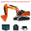 385CF Hydraulic Track RC Excavator Metal 1/8 Painted Assembled Remote Control Updated Diggers Construction vehicle DIY Model 2