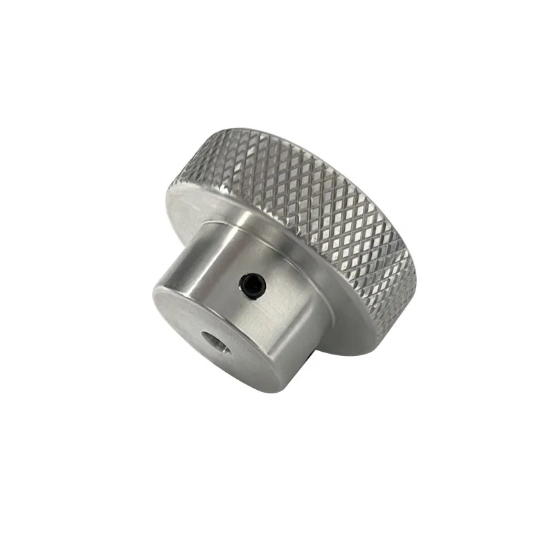 Aluminium Alloy Handwheel Knurling Stepper Motor Fine-Tuning Dia 20 30 40 50 60 80mm