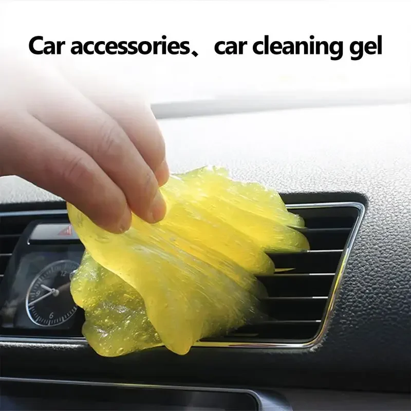 Car Cleaning Gel 1 Pcs Automobile Air Vent Dust Removal Putty Laptop Keyboard Cleaner Slime Magic Mud for Cars