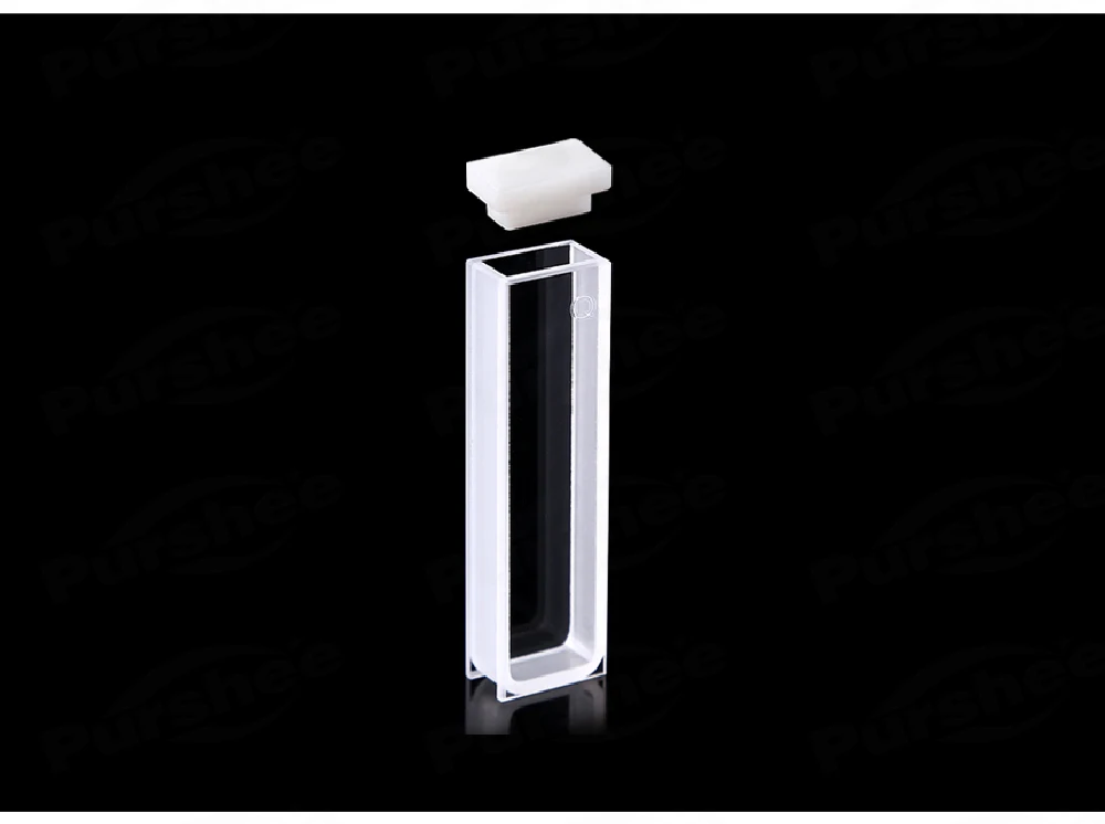 2 PCS quarz küvette zellen mit deckel 5mm pfad länge JGS1 für spektralphotometer labor – Detail 9