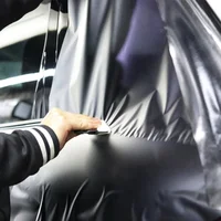 Premium Matte Black Vinyl Car Wrap Roll Film Sticker Vehicle Decal Body Trim Motorcycle Auto Decoration Film Air Bubble Free 6