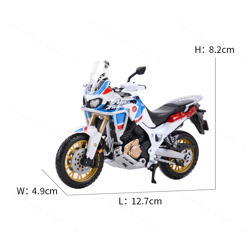 Bburago 1:18 Honda Africa Twin Adventure Static Die Cast Vehicles Collectible Hobbies Motorcycle Model Toys 2