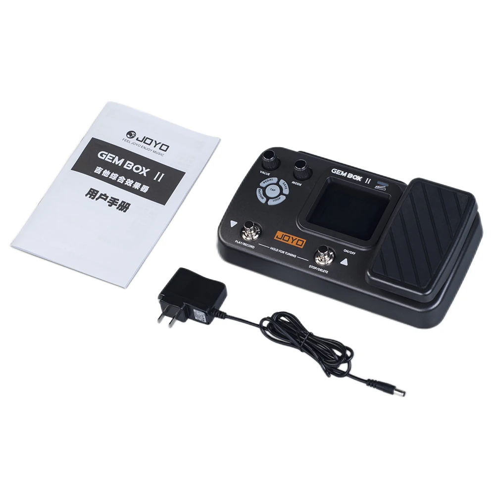 GEM BOX II Guitar Multi Effects Processor Expression Pedal with 66 Effect Types