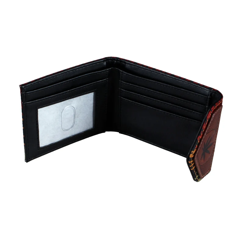 Retro printed men's wallet  Fashion Women's Card Bag   1426