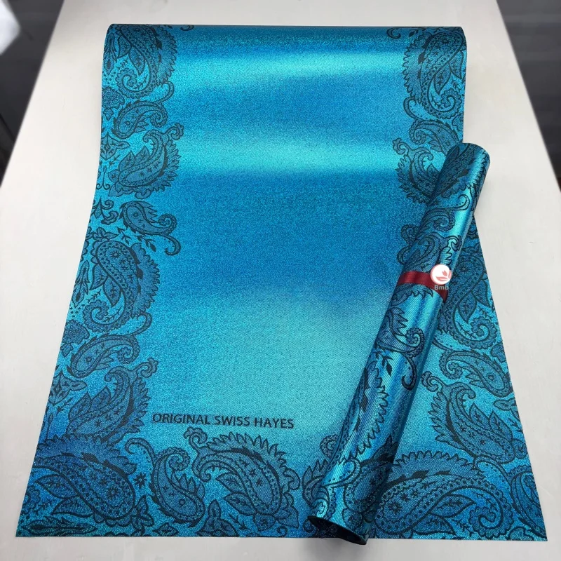African Jacon Headtie Sego Headtie shiny hayes Wrapper Fabric 3D Swiss HeadTies 109 Nigerian Multi Color Sego Gele Headtie 1