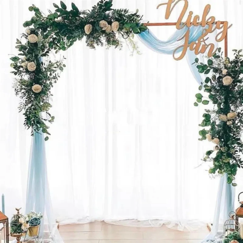 

Свадебные арки для церемонии, прямоугольный набор воздушных шаров, металлическая свадебная АРКА, стойка для фона для свадьбы, дня рождения