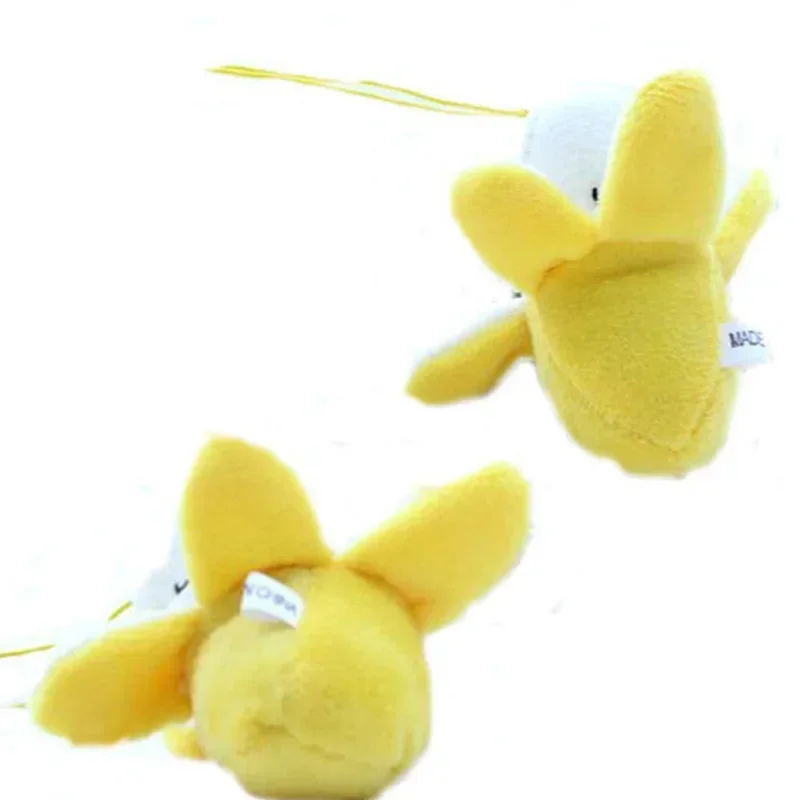 바나나 봉제 인형, 봉제 인형, 장난감 열쇠 고리 인형, 귀여운 집 장식, 어린이 생일 선물, 부드러운 봉제 턱받이, 8cm