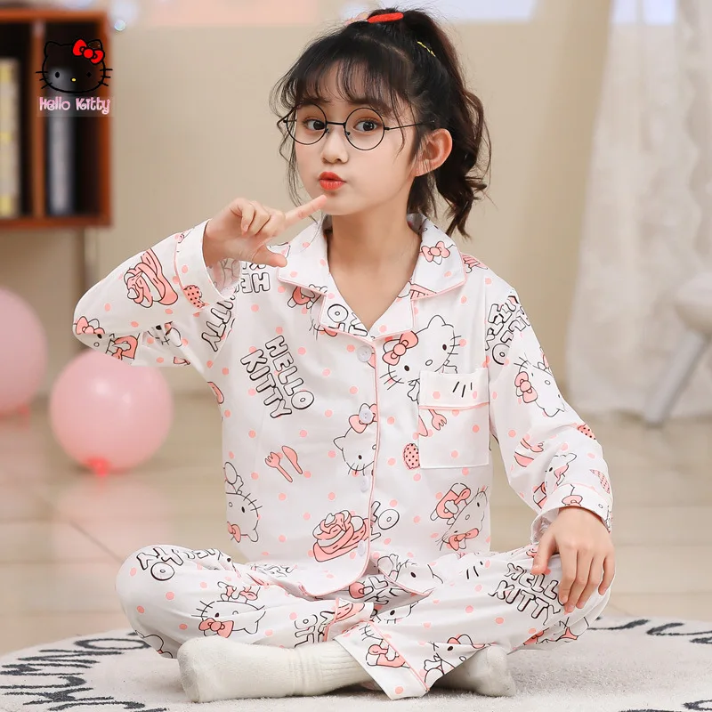

Anime Sanrios Cinnamoroll Kuromi Cartoon Pajamas My Melody Pochacco Winter Trousers Fashio Children Home Pants Christmas Gifts