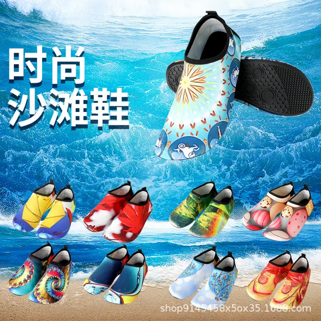 Mens and Womens Water Park Wading Catch The Sea Rafting Swimming Snorkeling Tracing Stream Barefoot Quick-drying Beach Shoes