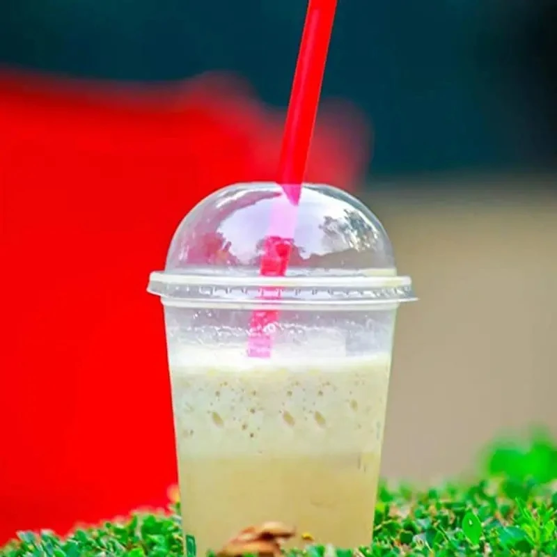40/50pcs 400/500ml Disposable Transparent Plastic Cups Milk Tea Juice Cold Drink Smoothie Beverage Cups With Lids For Takeaway