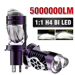 Super Bright H4 LED Headlight Bulb with Projector Lens - 6000K Hi/Low Beam Canbus Light - 1PC  H4