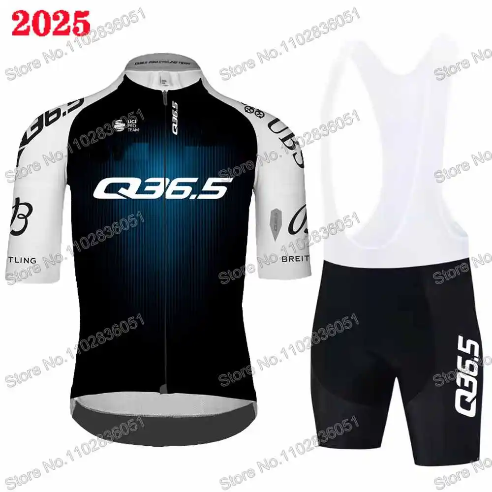 Cycling Jersey Set Summer Clothing TDF Men Road Bike Shirts Top Suit Bicycle Shorts Bib Kits MTB Outfits Q36.5 Pro Team