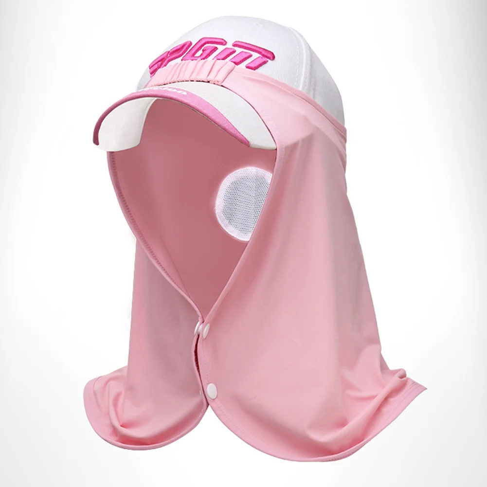 Outdoor sunscreen scarf Summer Sunscreen Golf Headscarf Men Women Ice Silk Neck Cover Hooded Mask Without Hat golf head covers