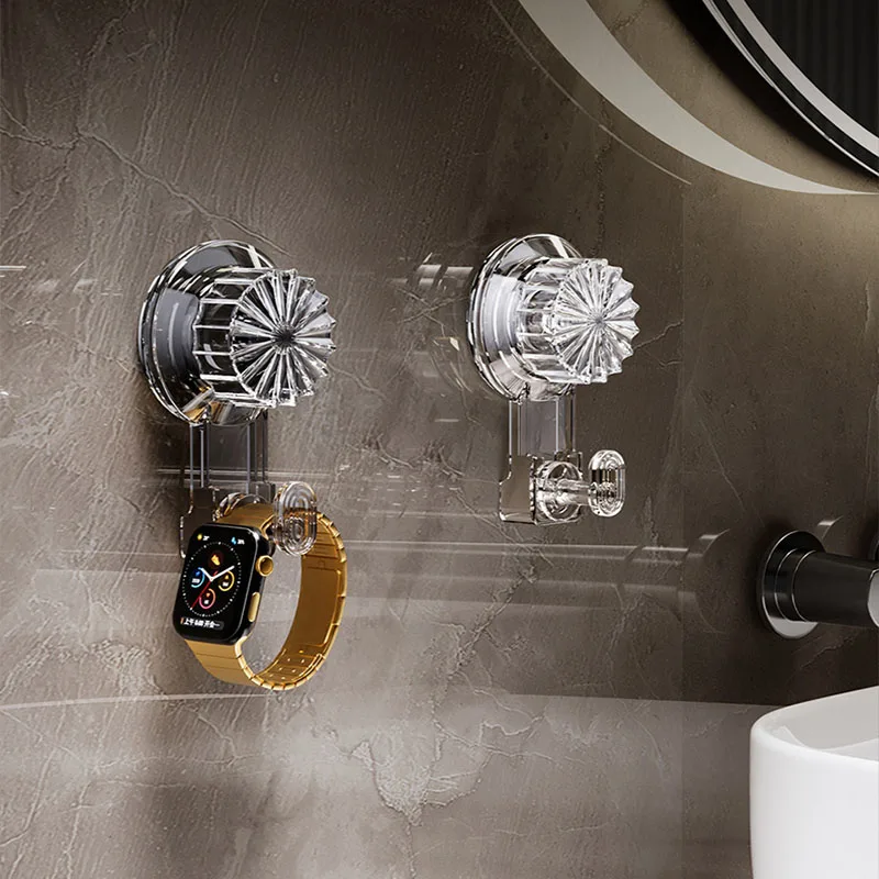 ถ้วยดูดสูญญากาศแบบถอดได้ Hooks ห้องน้ํา Robe ผ้าเช็ดตัวผู้ถือ Hook ห้องครัวบ้านอุปกรณ์เสริมทุกวัน 1