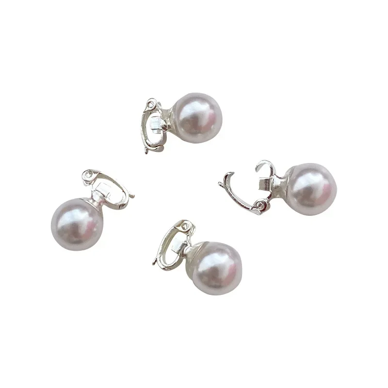 2023 New Pearl Hair Clips for Women Sweet Girls Simple Hairgrip Love Round Hair Pins Alloy Handmade Hair Accessories 5/10pcs/bag