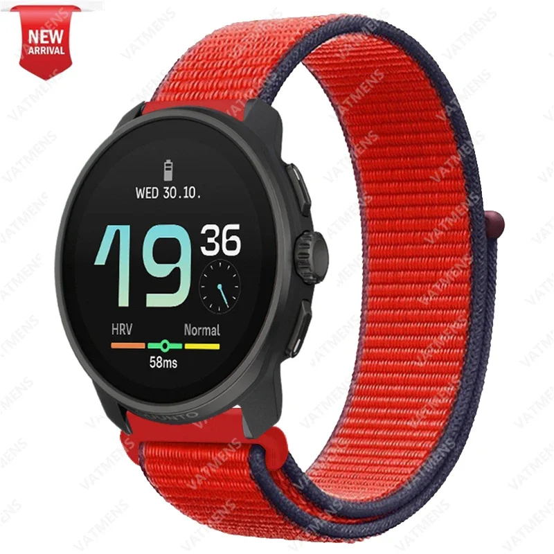 Premium Nylon Sport Loop Smartwatch Strap - Enhanced Comfort Replacement Bracelet
