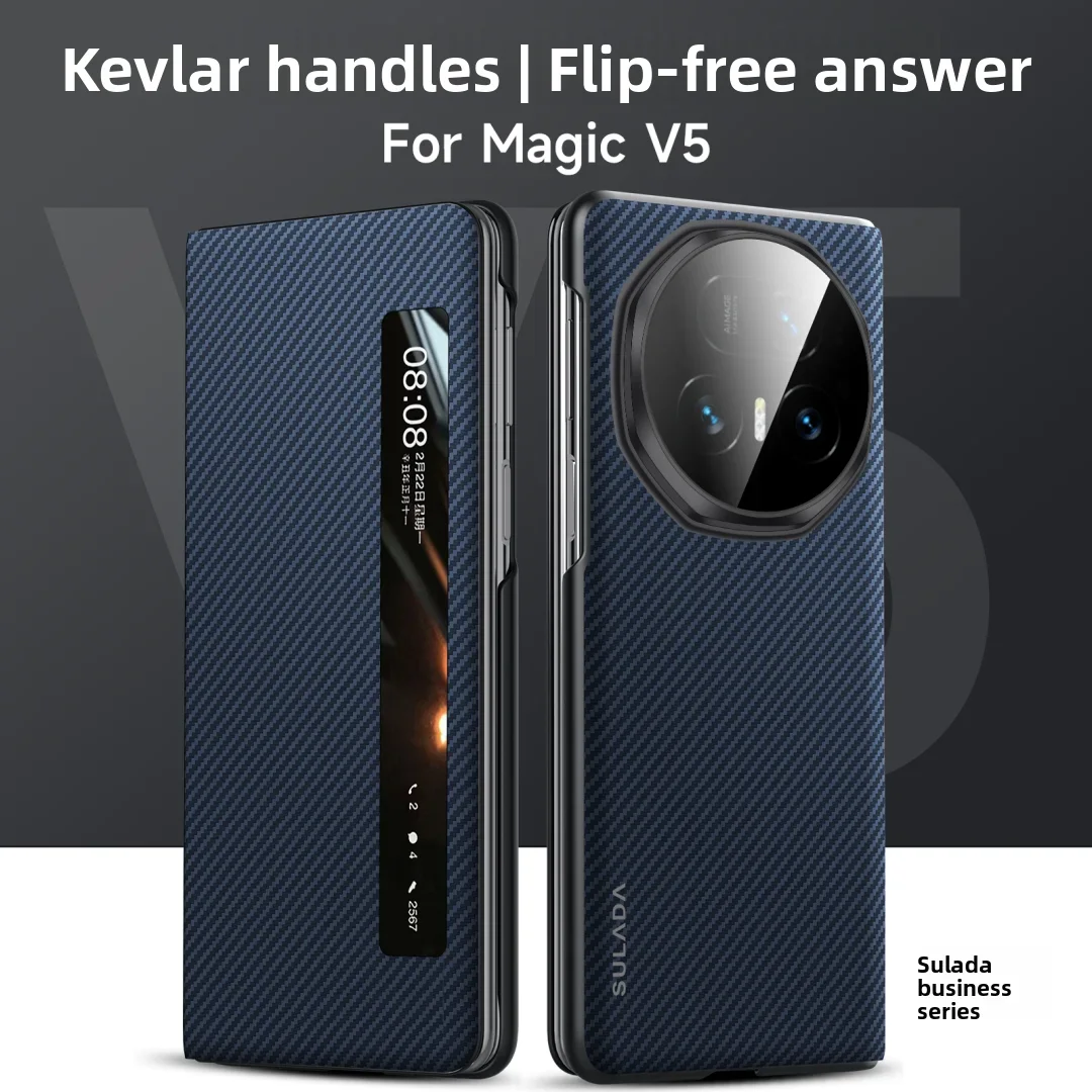 Flip Anti-Fall Cover with Video Window