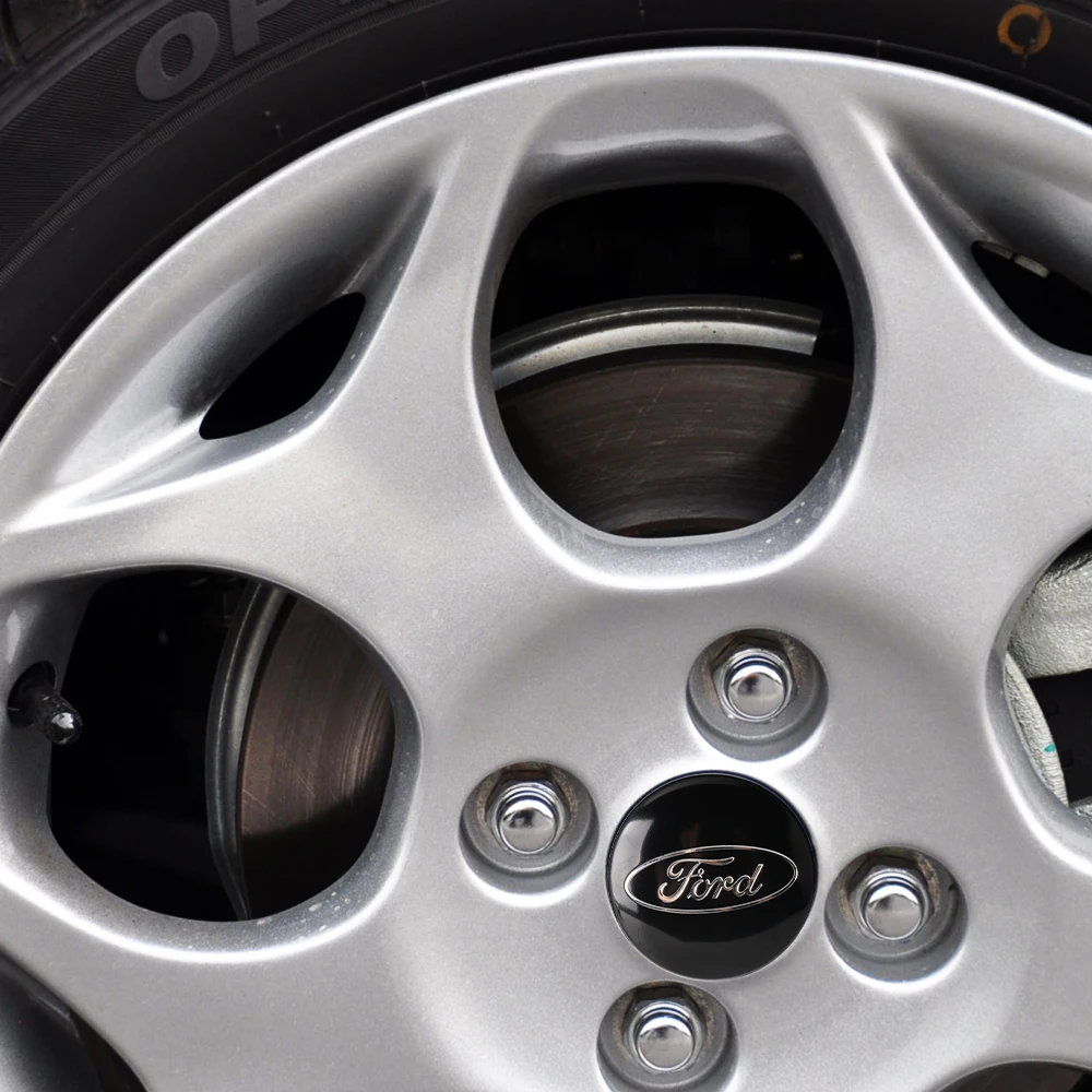 Set of 4 Stylish 54mm Auto Wheel Hub Caps - Original Design