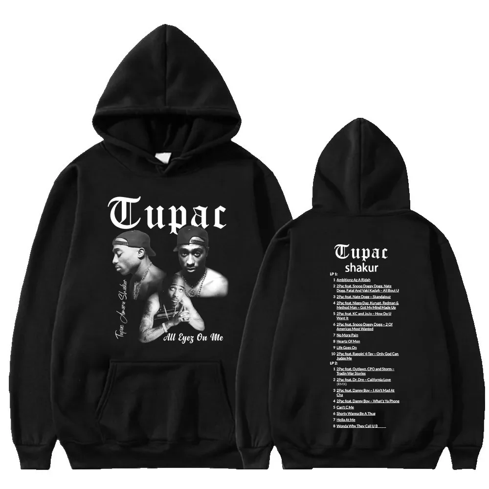 Женская толстовка Rapper Tupac с рисунком, модель Y2k, уличная одежда, толстовки с капюшоном, пуловеры, спортивный костюм унисекс, одежда